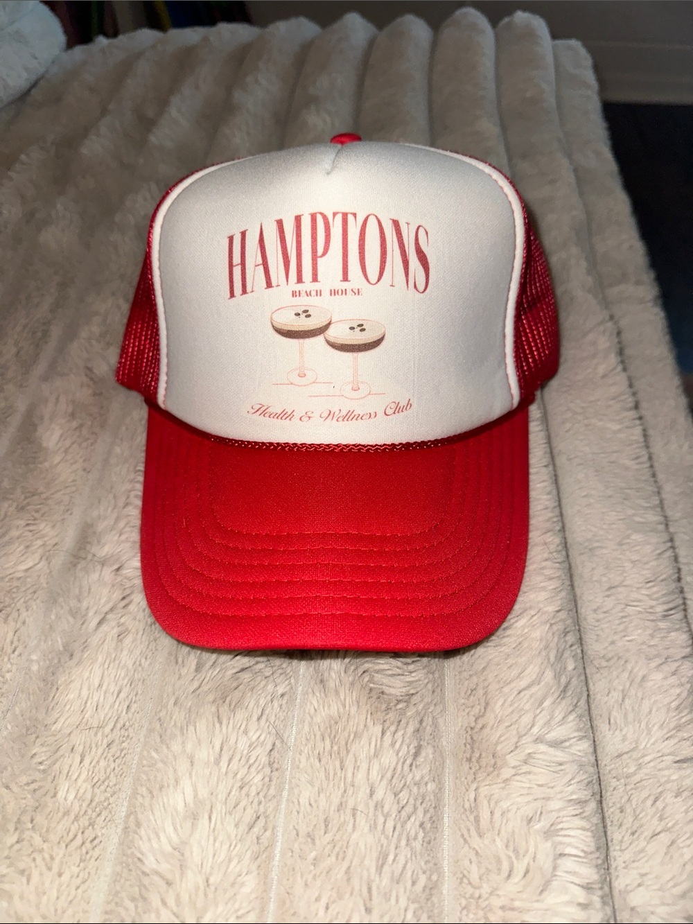 Red & White Trucker Hat